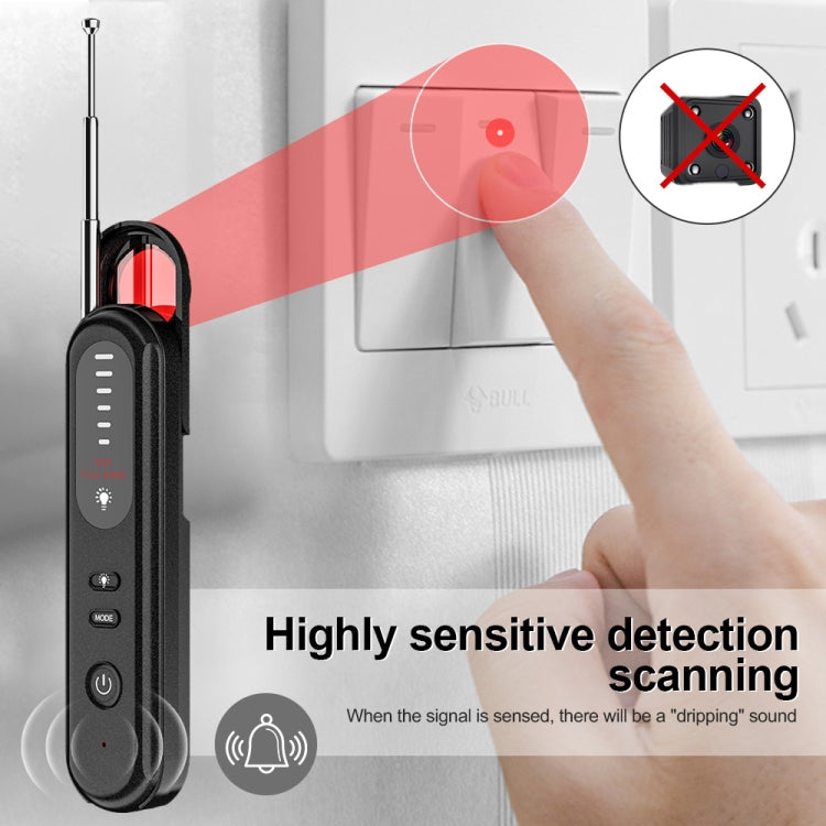 T01 Detector inalámbrico Cámara Antiespías Posicionamiento GPS Alarma, T01