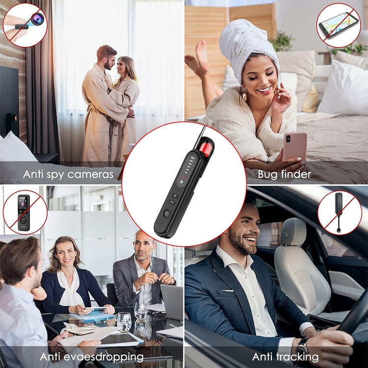 T01 Detector inalámbrico Cámara Antiespías Posicionamiento GPS Alarma, T01