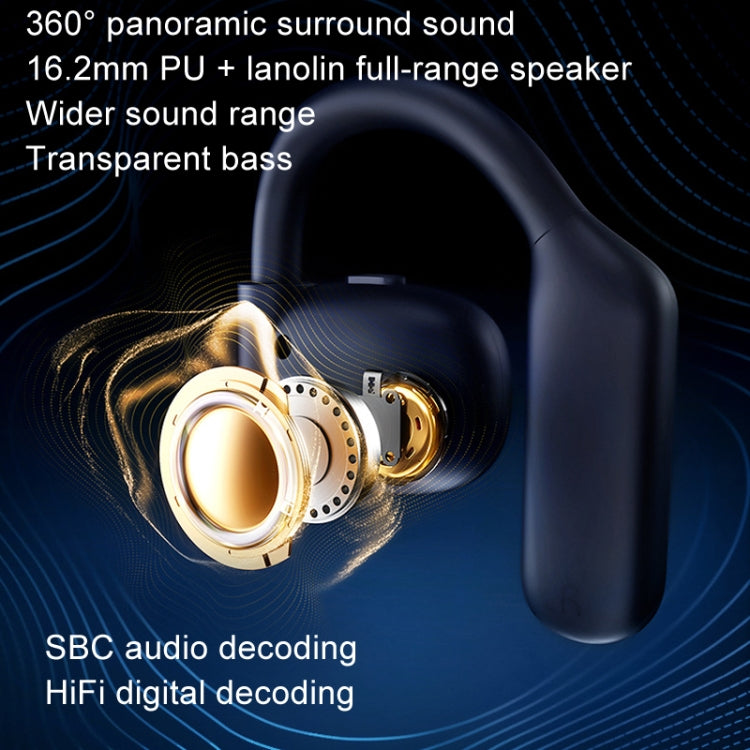 REMAX OpenBuds P5 colorido cristal colgante oreja conducción de aire auricular Bluetooth OWS deportes música auricular inalámbrico, P5