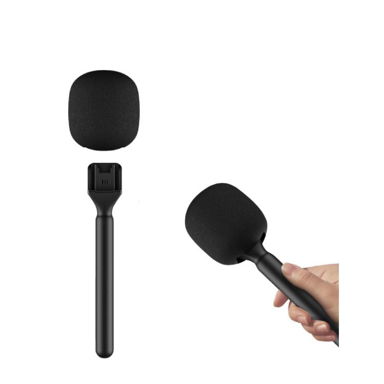 Mango de entrevista de micrófono para DJI Mic / Moma / Rode Wireless Go / Relacart, Interview Handle