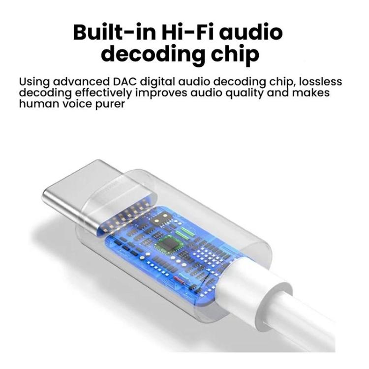 Cable adaptador de audio USB-C / Type-C a TRS macho de 3,5 mm para DJI Osmo Action 4/3/2/Pocket 3