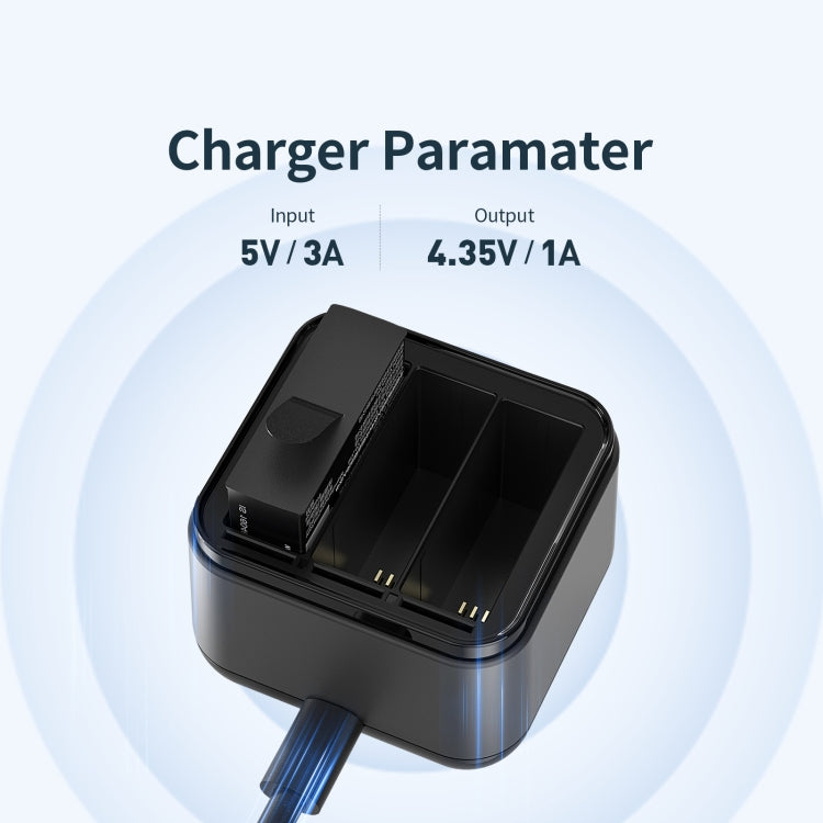 Para Insta360 Ace Pro / Ace aMagisn 3 ranuras cargador de batería concentrador de carga, For Insta360 Ace Pro / Ace