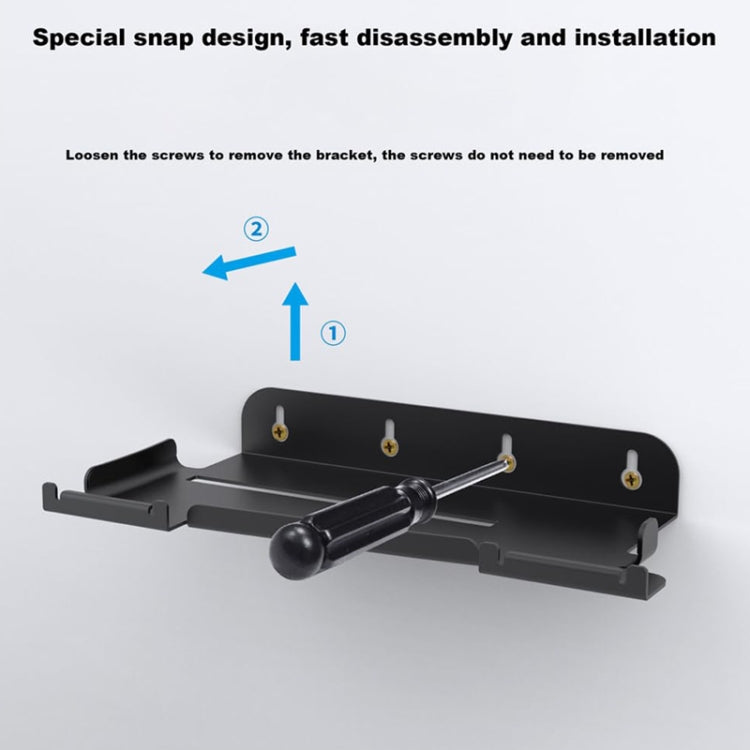 Para PS5 Slim estante de almacenamiento montado en la pared mango de host accesorios de suspensión de almacenamiento