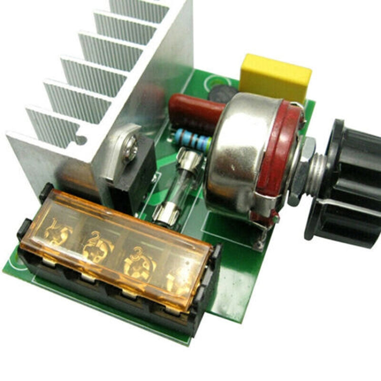 Regulador de voltaje electrónico SCR, regulación de velocidad, regulación de temperatura, con carcasa de fusible
