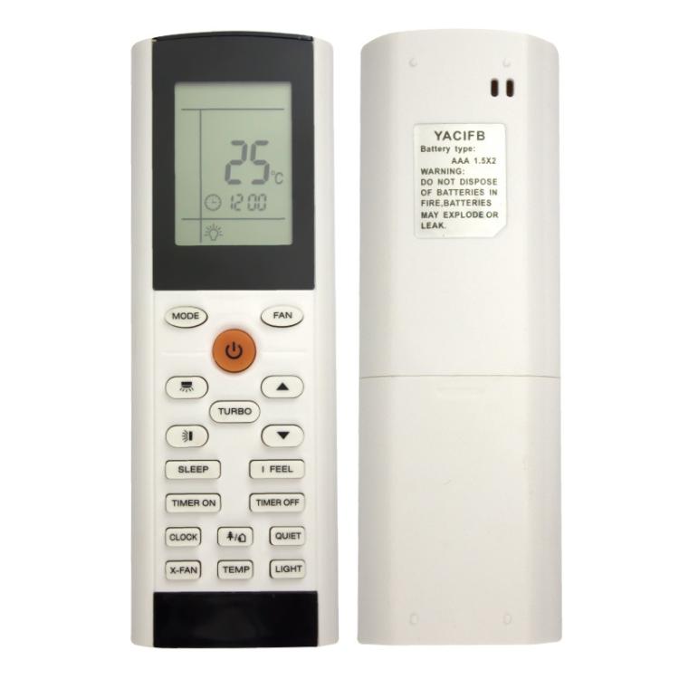 Control remoto en inglés para aire acondicionado Gree (calefacción y refrigeración) YACIFB, YACIFB