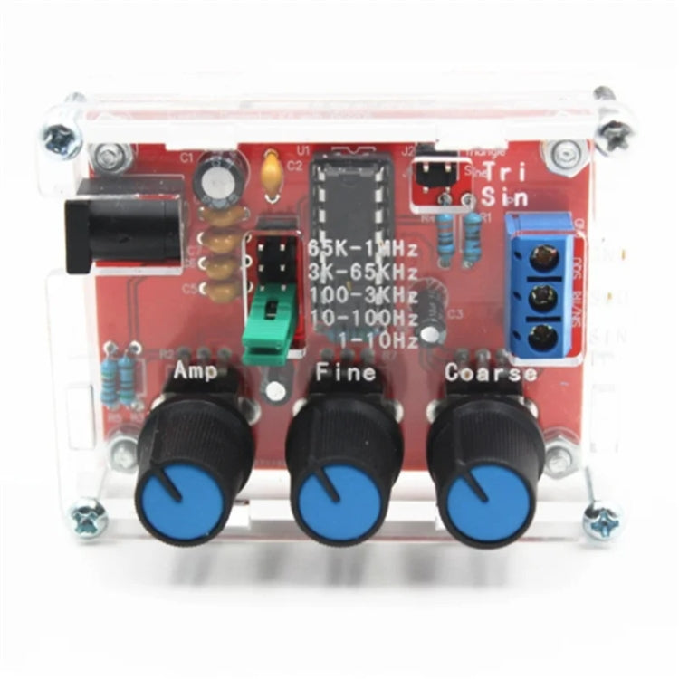 Generador de señal de alta precisión XR2206, Kit de bricolaje, ondas cuadradas triangulares sinusoidales, rango de frecuencia de 1Hz-1MHz, Parts, Welding