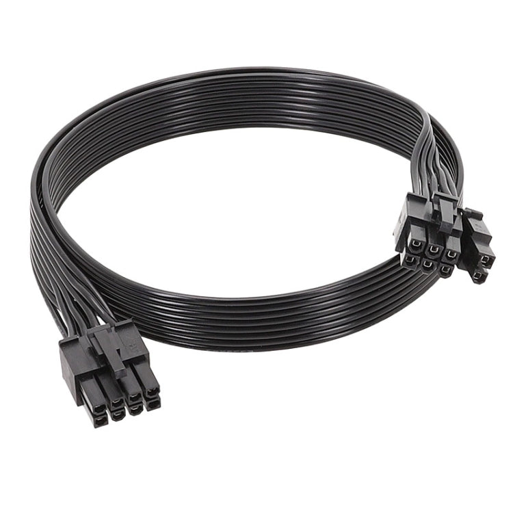 Para Corsair 18AWG Cable plano Módulo de alimentación Cable Tarjeta gráfica Módulo Cable 8 pines a 8 pines 6 + 2, 50cm For Corsair, 60cm For Corsair