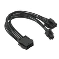 Cable adaptador de CPU de 8 pines a 8 + 4 pines, fuente de alimentación, placa base, Cable de alimentación del procesador, 20cm, 30cm