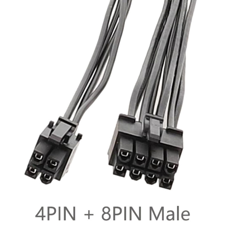 Cable adaptador de CPU de 8 pines a 8 + 4 pines, fuente de alimentación, placa base, Cable de alimentación del procesador, 20cm, 30cm