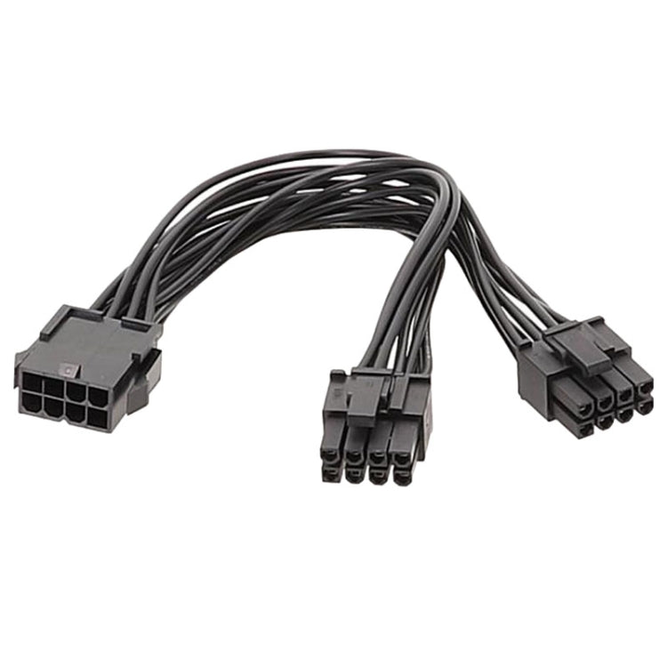 Cable de alimentación de tarjeta gráfica 8P hembra a doble 6 + 2 pines macho 8P a doble 8P 1 a 2 Cable adaptador de corriente, 8P Female To Dual 6+2Pin Male