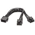Cable de alimentación de tarjeta gráfica 8P hembra a doble 6 + 2 pines macho 8P a doble 8P 1 a 2 Cable adaptador de corriente, 8P Female To Dual 6+2Pin Male