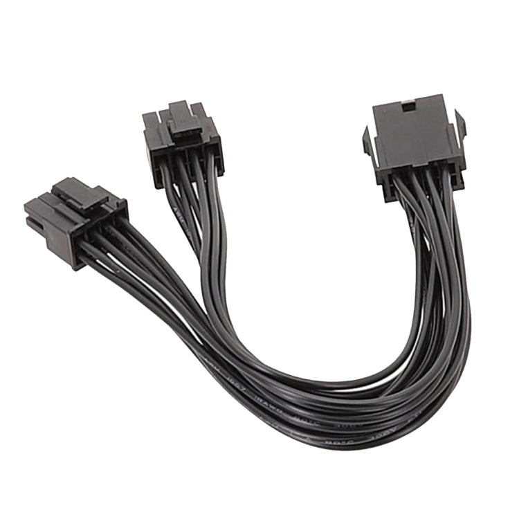 Cable de alimentación de tarjeta gráfica 8P hembra a doble 6 + 2 pines macho 8P a doble 8P 1 a 2 Cable adaptador de corriente, 8P Female To Dual 6+2Pin Male
