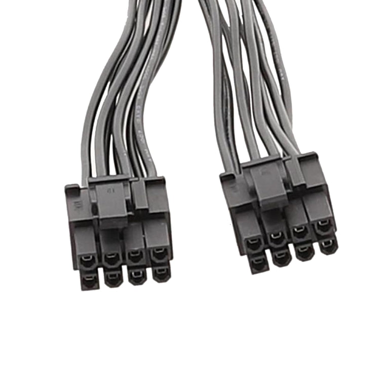 Cable de alimentación de tarjeta gráfica 8P hembra a doble 6 + 2 pines macho 8P a doble 8P 1 a 2 Cable adaptador de corriente, 8P Female To Dual 6+2Pin Male
