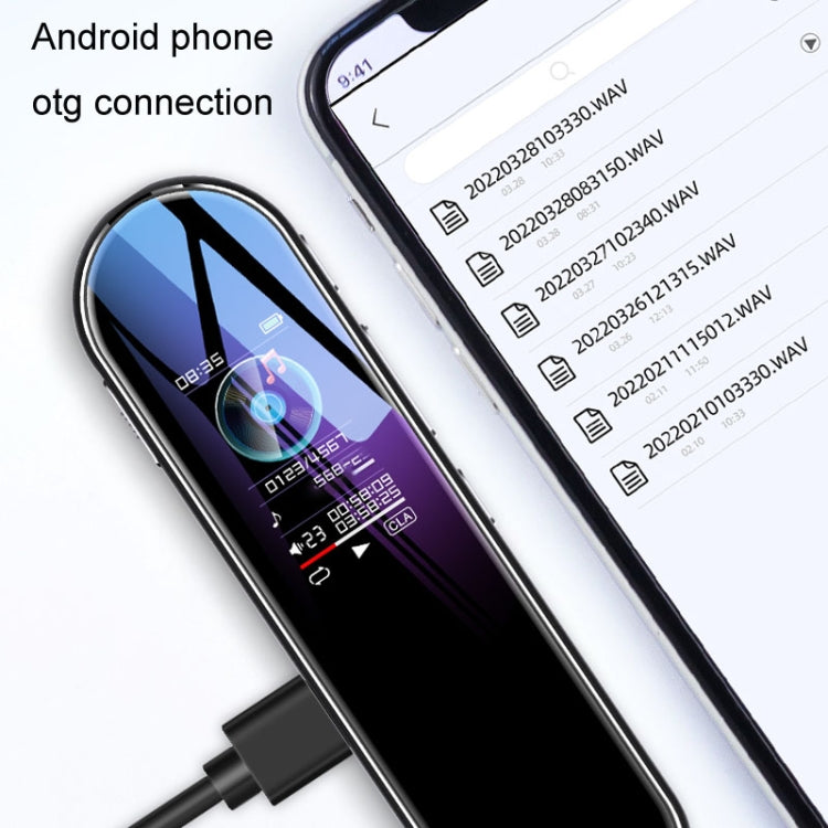 Q53 Temporizador de espera ultra largo Grabadora de voz Dispositivo de grabación con cancelación de ruido HD, No Memory, 4GB, 8GB, 16GB, 32GB, 64GB, 128GB