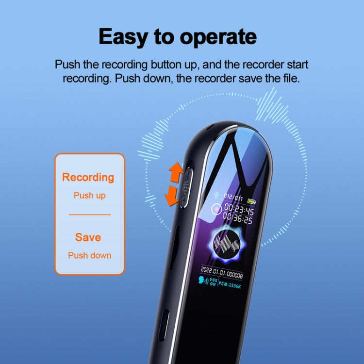 Q53 Temporizador de espera ultra largo Grabadora de voz Dispositivo de grabación con cancelación de ruido HD, No Memory, 4GB, 8GB, 16GB, 32GB, 64GB, 128GB