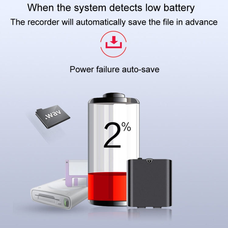 Grabadora de voz magnética con cancelación de ruido Q63 HD, pluma de grabación activada por voz inteligente portátil, 4GB, 8GB, 16GB, 32GB