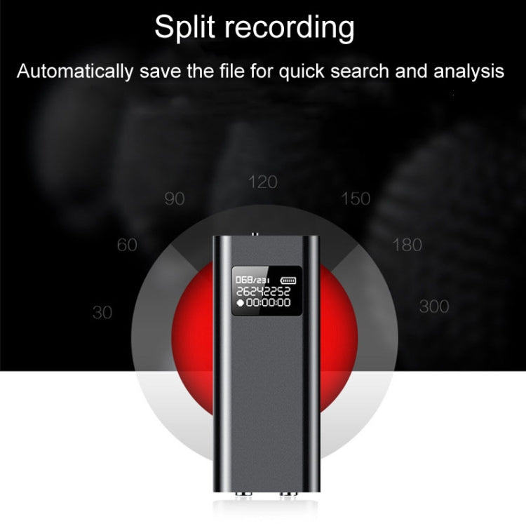 Grabadora de voz inteligente Q25 con pantalla HD Cancelación de ruido Clip trasero Reportero de voz, 4GB, 8GB, 16GB, 32GB