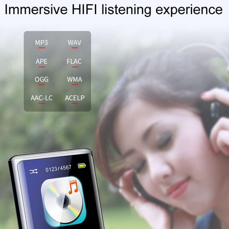 M27 Grabadora de libros electrónicos con reproductor de música MP3/MP4 Bluetooth de 1,8 pulgadas, 4GB, 8GB, 16GB, 32GB