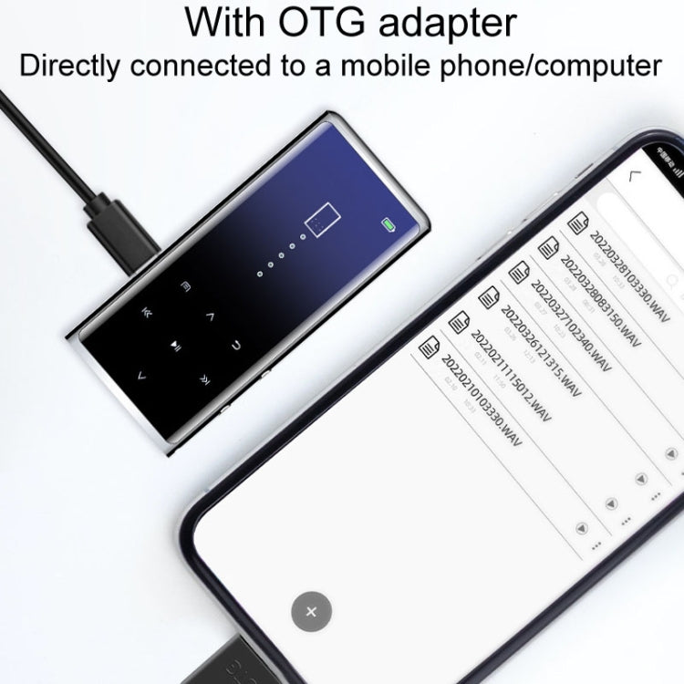 M27 Grabadora de libros electrónicos con reproductor de música MP3/MP4 Bluetooth de 1,8 pulgadas, 4GB, 8GB, 16GB, 32GB