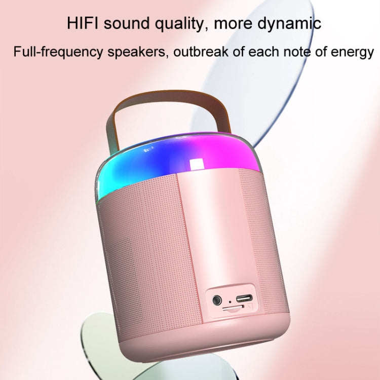 Altavoz Bluetooth portátil para el hogar, pequeño Audio de Karaoke para exteriores, Y1 White, Y1 Pink, Y1 Black, Y2 White, Y2 Pink, Y2 Black