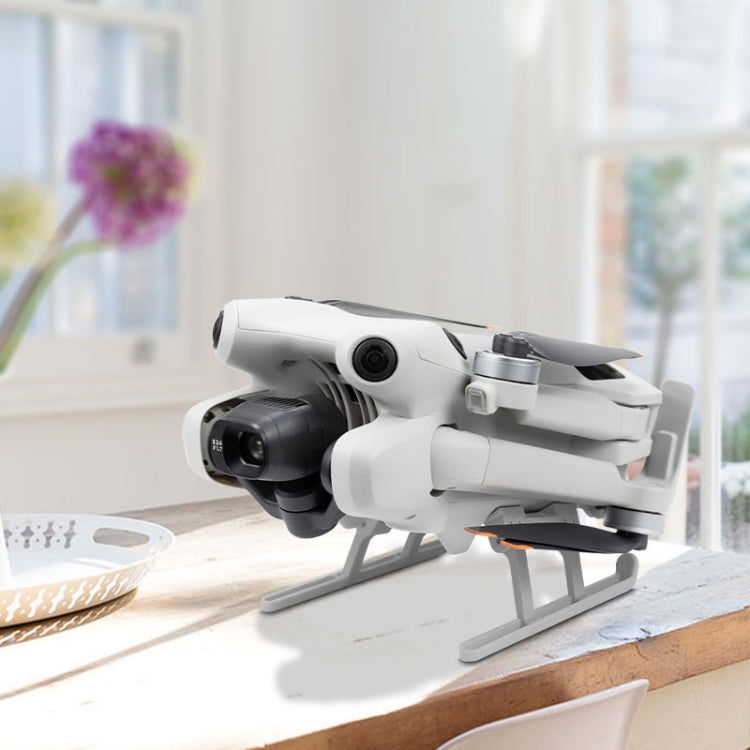 Para DJI Mini 4 Pro Base de tren de aterrizaje Protector de cardán soporte de refuerzo plegable, For DJI Mini 4 Pro