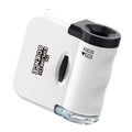 Mini microscopio colgante portátil 60x con luces LED, exploración al aire libre, observación, juguetes divertidos para niños