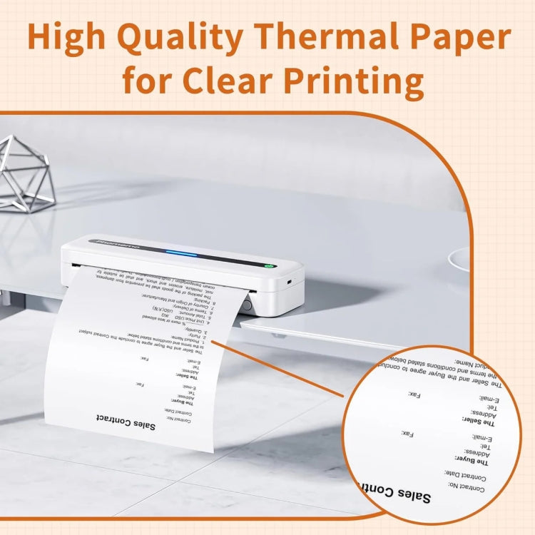 Papel térmico de secado rápido para escritura, larga duración de 10 años para impresora M832/M833/M834/M835, Phomemo 3rolls /Box 53mm, Phomemo 3rolls /Box 80mm, Phomemo 3rolls /Box 110mm, Phomemo 2rolls /Box A4, Phomemo 4rolls /Box A4                  ...