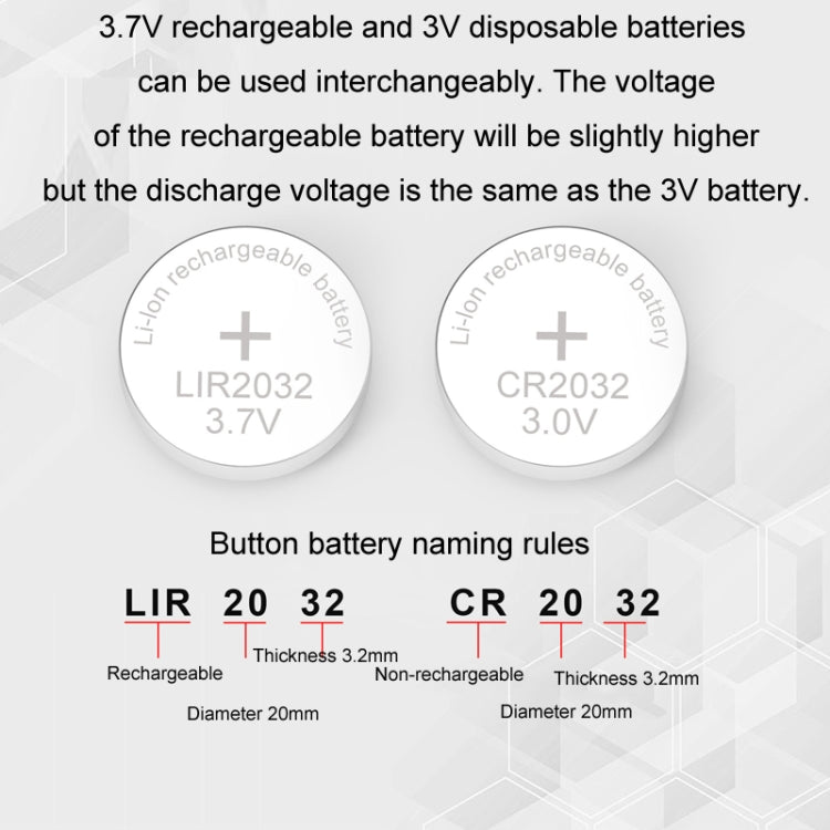 Cargador universal de batería de botón LIR2032/2450 de 4,2 V, RSC-X2-2 White, RSC-X2-2 Black