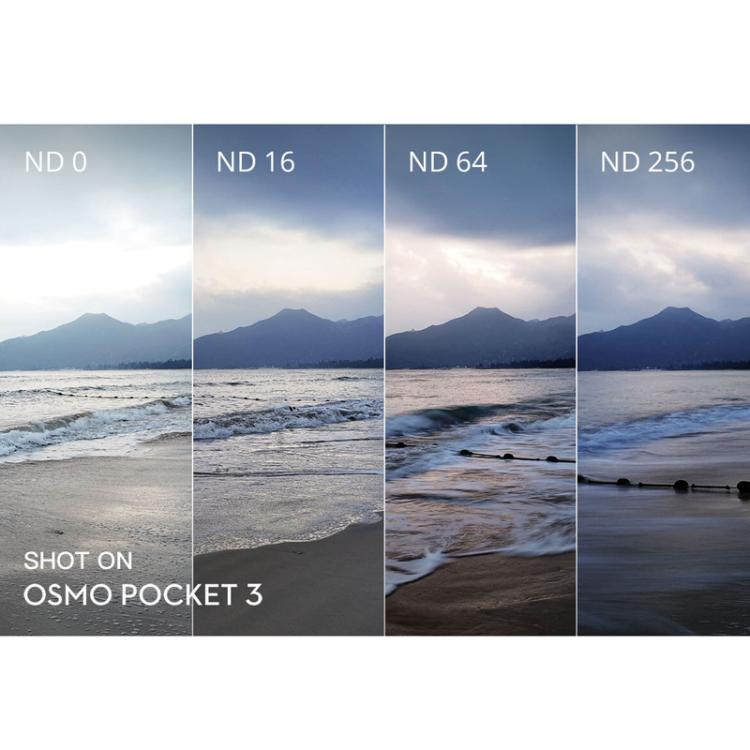 Juego de filtros ND magnéticos originales para DJI Osmo Pocket 3 (ND16/ND64/ND256), ND Filter Set