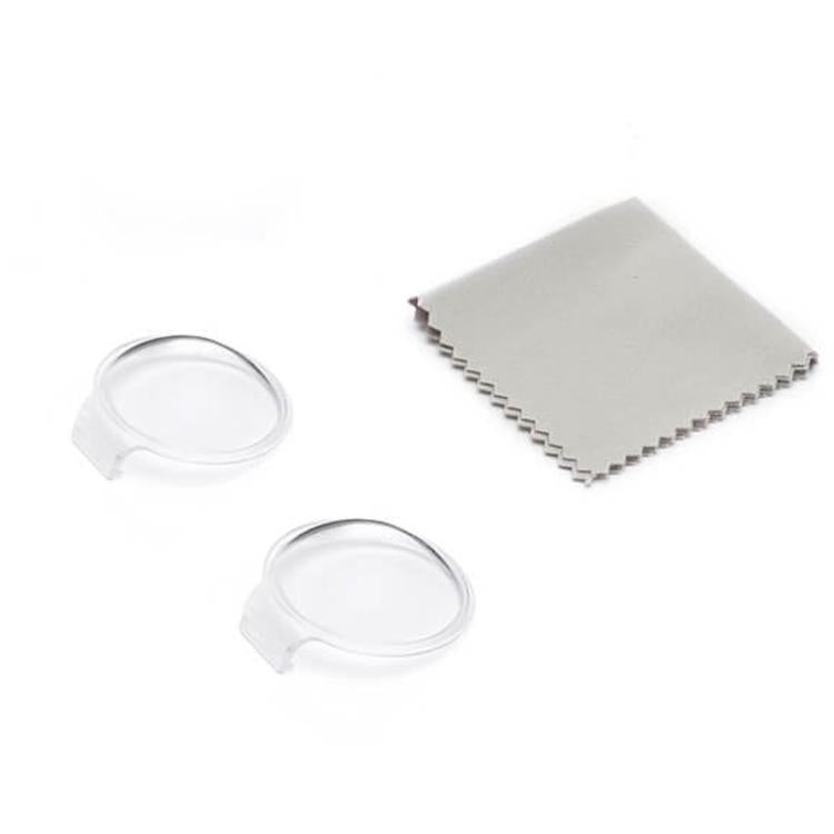 Protector de lente transparente original de 2 piezas para DJI Osmo 360, Lens Protector