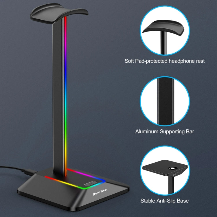 Nuevo Bee salida Dual colorido auriculares estante de exhibición HUB expansión soporte, Z8 Black, Z8 Silver, Z9 Without Extended Interface Black, Z9 Without Extended Interface Silver