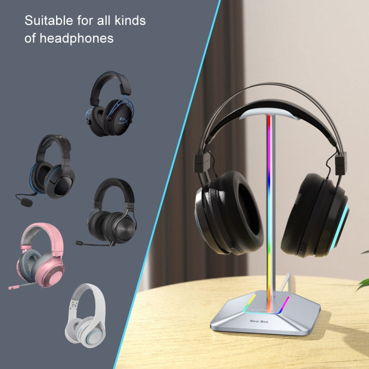 Nuevo Bee salida Dual colorido auriculares estante de exhibición HUB expansión soporte, Z8 Black, Z8 Silver, Z9 Without Extended Interface Black, Z9 Without Extended Interface Silver