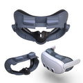 Para Meta Quest 3 máscara de ojos de repuesto ajustable VR Blackout juego de máscara facial de repuesto suave, Without Fan