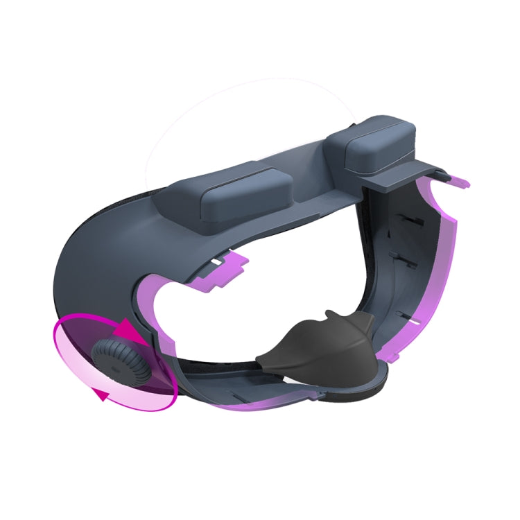Para Meta Quest 3 máscara de ojos de repuesto ajustable VR Blackout juego de máscara facial de repuesto suave, Without Fan