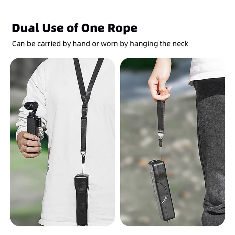 Para DJI OSMO POCKET 3 BRDRC Caja de almacenamiento impermeable Carcasa protectora con cordón, BRDRC