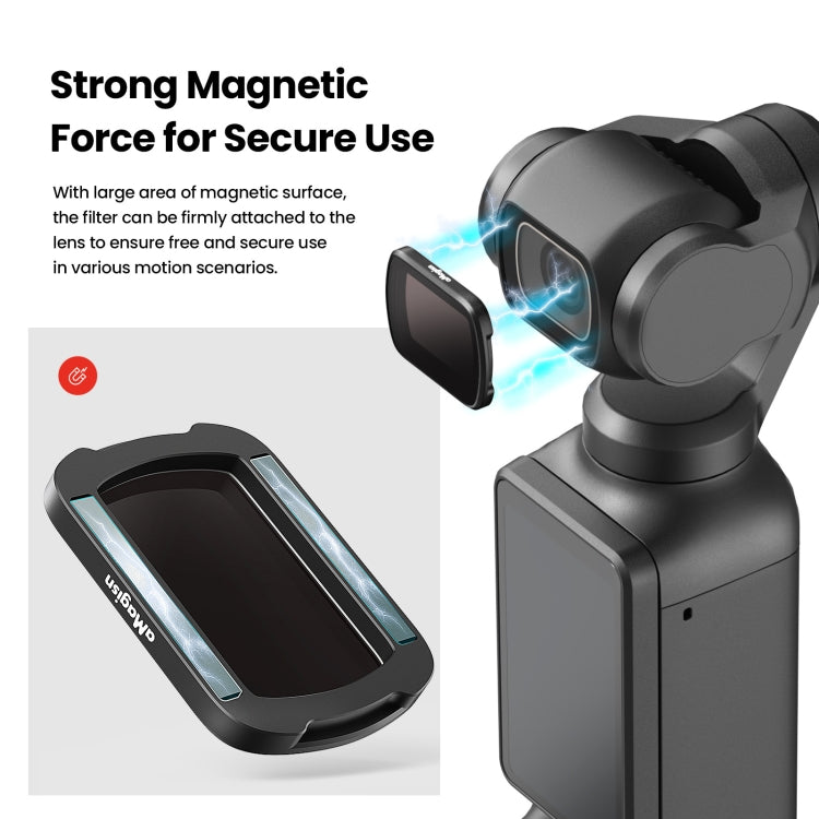 Para DJI Osmo Pocket 3 aMagisn HD Filtros recubiertos de doble cara Gafas protectoras para cámara deportiva, CPL, ND16+ND64+ND256 + CPL, ND16+ND64+ND256+ND1000