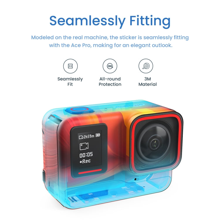 Para Insta360 Ace Pro aMagisn pegatina corporal accesorios para cámaras deportivas