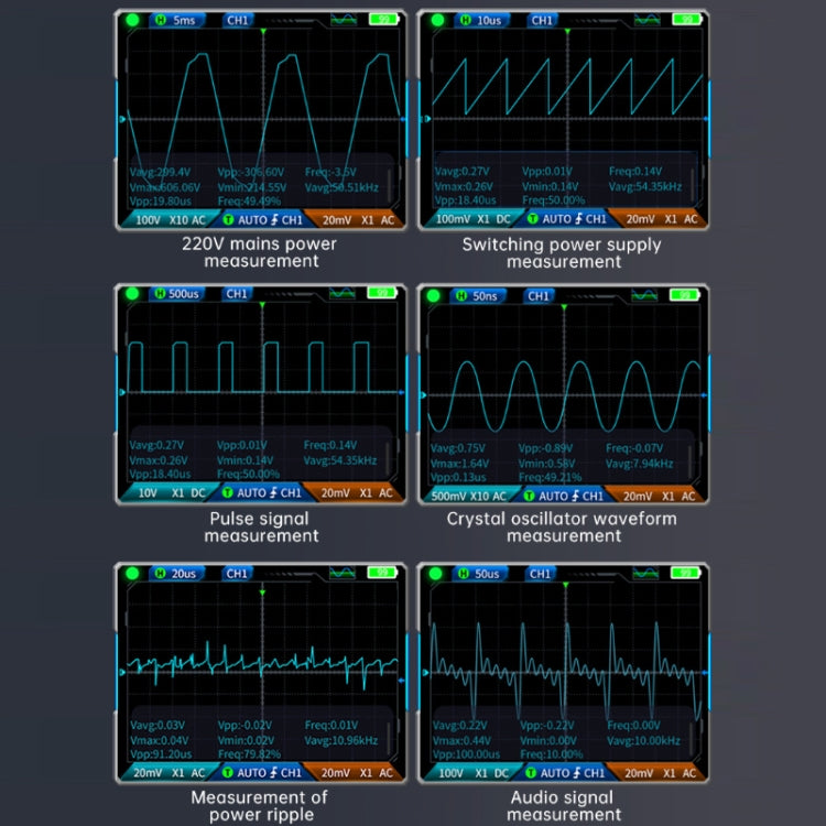 Multímetro de doble canal osciloscopio digital portátil FNIRSI 3 en 1, 2C23T Standard, 2C23T Upgrade
