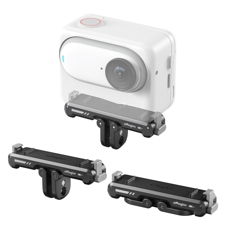 Para Insta360 GO 3 aMagisn magnético desmontaje rápido soporte de asiento inferior accesorios de cámara deportiva