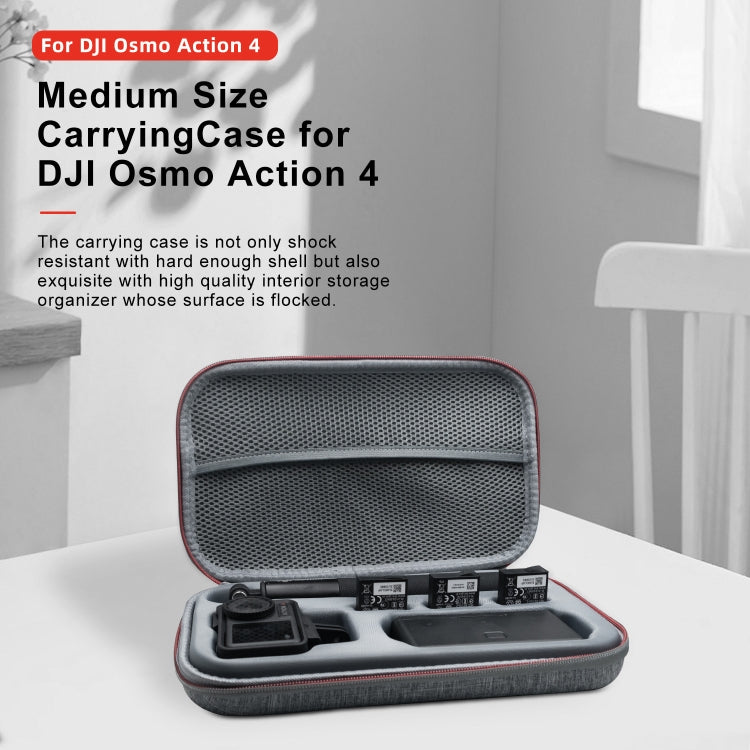 Para DJI Osmo Action 4 aMagisn Paquete de almacenamiento medio accesorios de cámara de movimiento de protección, For DJI Osmo Action 4