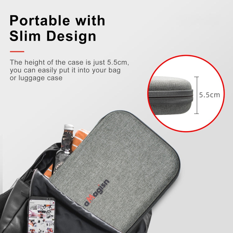 Para DJI Osmo Action 4 aMagisn Paquete de almacenamiento medio accesorios de cámara de movimiento de protección, For DJI Osmo Action 4