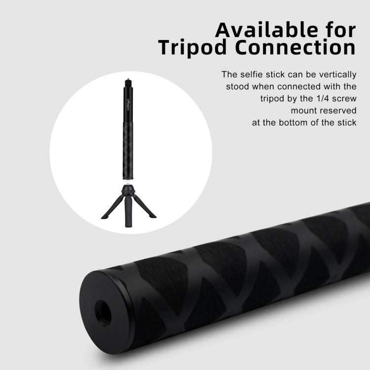 aMagisn 70cm Invisible Straight Pull Selfie Stick Accesorios para cámaras deportivas, Single Rod, Rod+1/4 Turn 3 Jaw+Screw, Rod+1/4 Turn 3 Jaw+Screw+Phone Clip