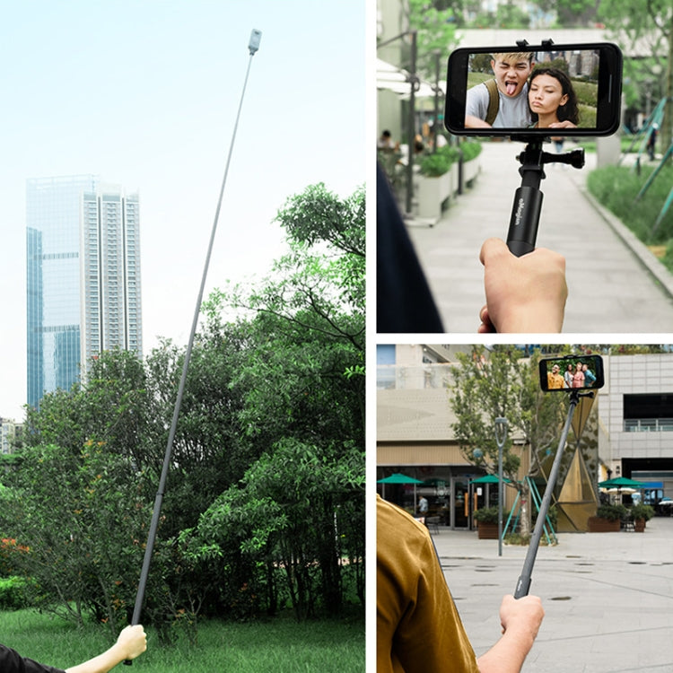 aMagisn 70cm Invisible Straight Pull Selfie Stick Accesorios para cámaras deportivas, Single Rod, Rod+1/4 Turn 3 Jaw+Screw, Rod+1/4 Turn 3 Jaw+Screw+Phone Clip
