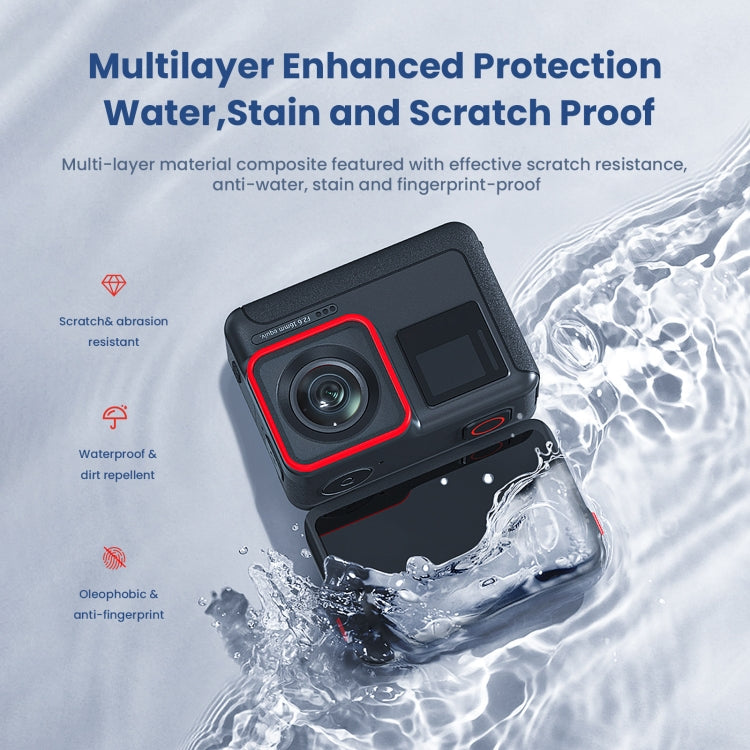 Para Insta360 ACE aMagisn película templada pegatinas protectoras accesorios para cámaras deportivas, 3 In 1, 6 In 1