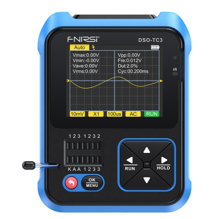 FNIRSI 3 en 1 Probador de transistores LCR de osciloscopio digital portátil, DSO-TC3 Standard, DSO-TC3 Upgrade