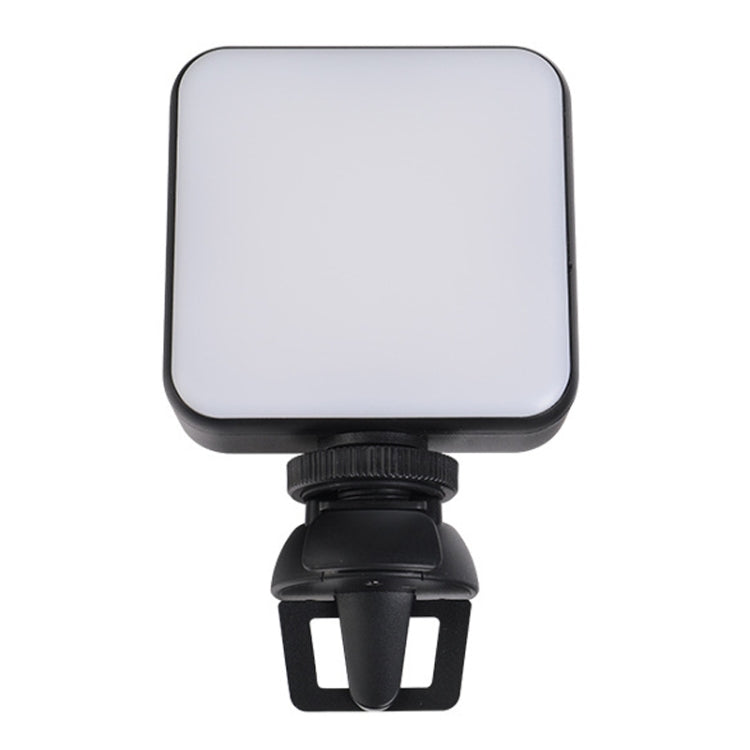 W64 64LEDs Videoconferencia Portátil Móvil Luz de Relleno en Vivo Fotografía Lámpara de Bolsillo, Clip Set, Clip+Tripod Set