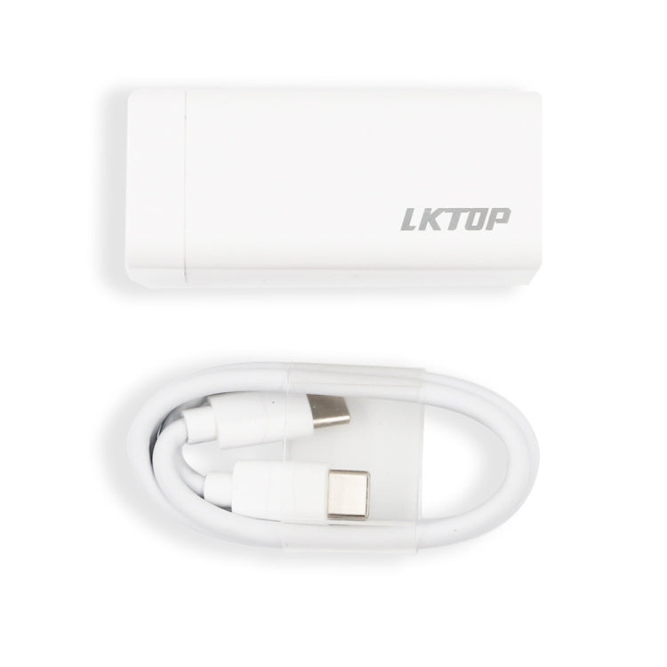 Para DJI Mavic Series LKTOP 65W GaN Cargador Adaptador de CA con puerto USB-C y USB-A, US Plug