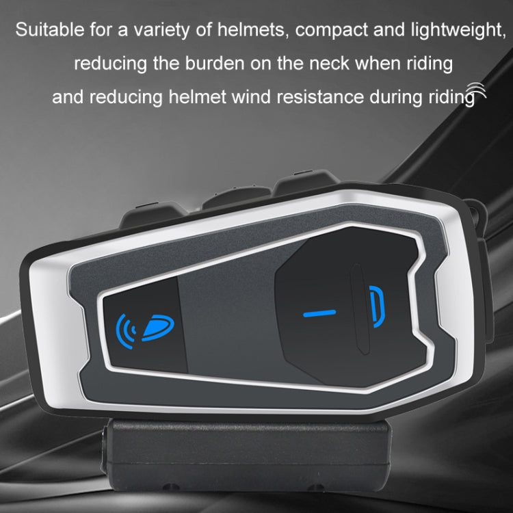 Casco de motocicleta Bluetooth 5.0 Auriculares estéreo de música para ciclismo, V10