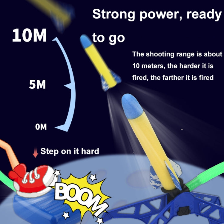 Juguete de cohete emergente para niños al aire libre pisando cohetes, Launcher+1 Light Rocket, Launcher+1 Rocket, Launcher+3 Light Rocket, Launcher+3 Rocket