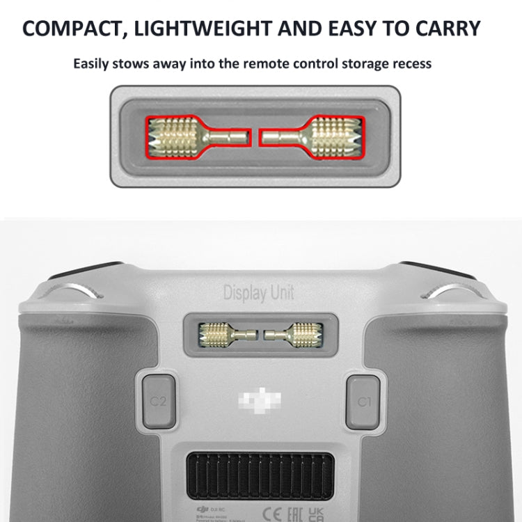 Para DJI RC / RC 2 Control remoto LKTOP Joystick Thumb Rocker, For DJI RC / RC 2 Gray, For DJI RC / RC 2 Black, For DJI RC / RC 2 Gold